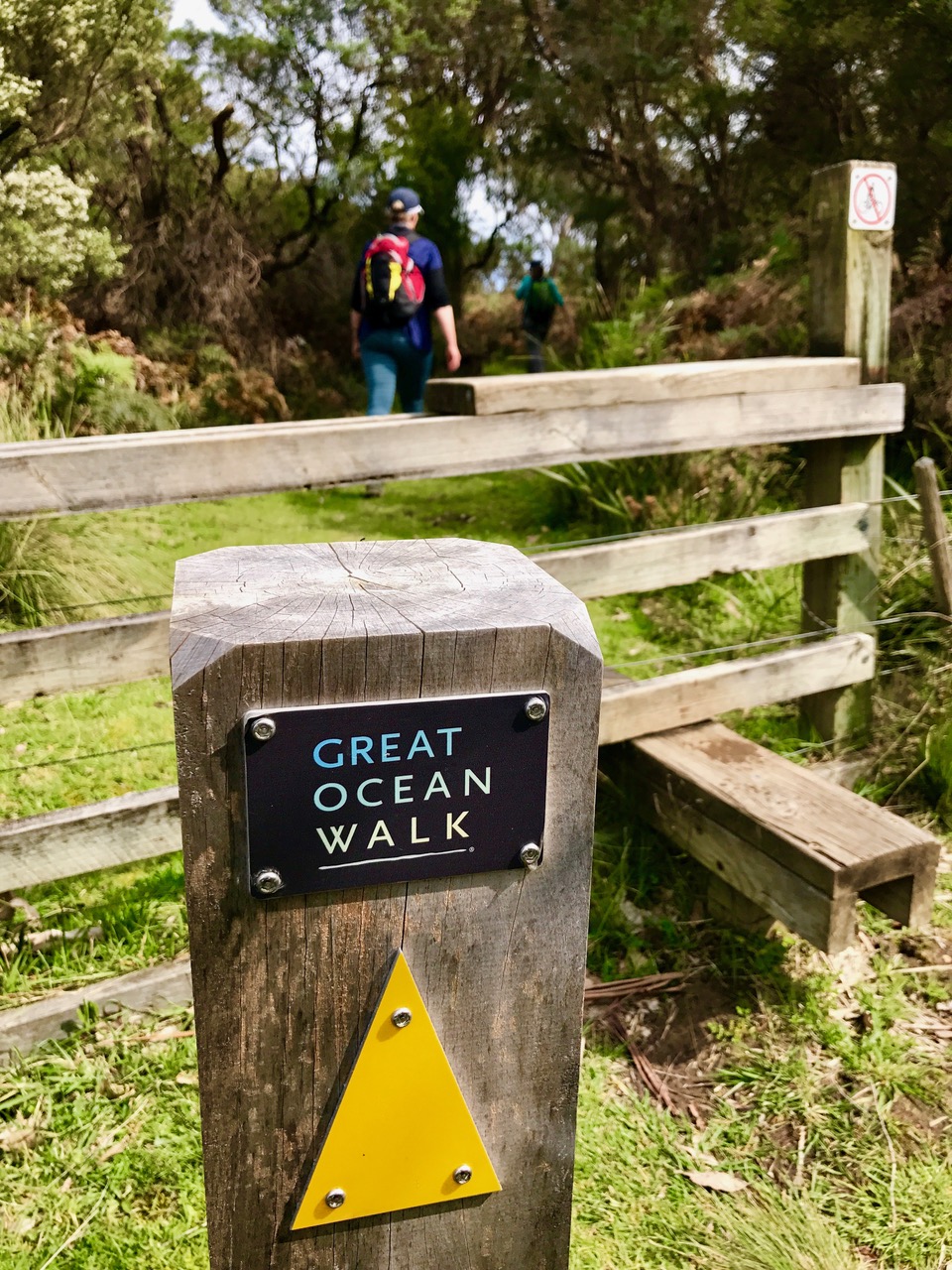 The group of walkers will tackle the stunning Great Ocean Walk.