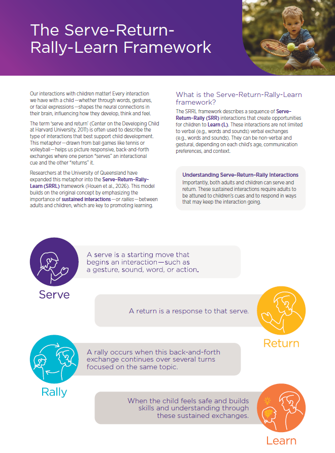 Serve Return Rally Learn Framework