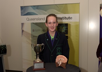 2015 Australian Brain Bee Challenge QLD Champion Abigail Green