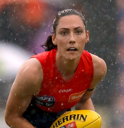 Like many athletes, AFLW player Meg Downie isn't afraid to put her body on the line, but she's had a heavy concussion and supports more research to help make players safer.