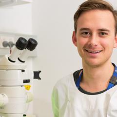 Sean Coakley has received almost $600,000 of government funding for dementia to boost his research into neuron degeneration.