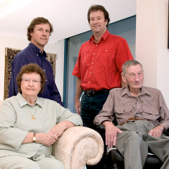 Ross Maclean was QBI's first philanthropic donor, and it is from his initial generosity that we are launching clinical trials next year for a drug treatment for MND. 