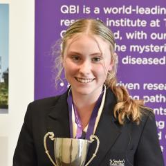Caitlin Wadley has won the 2021 Queensland finals of the 2021 Australian Brain Bee Challenge.
