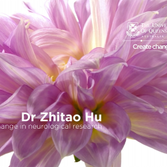 Zhitao Hu receives UQ Research Excellence award